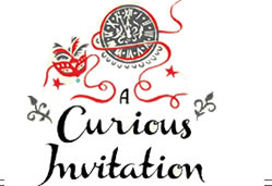 A curious invitation logo