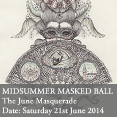 Midsummer Masked Ball June curious invitation last tuesday society suzette field viktor wynd
