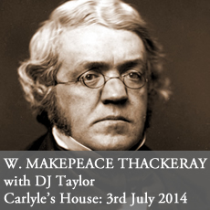 William Makepeace thackeray event talk national trust carlyle's house london Taylor